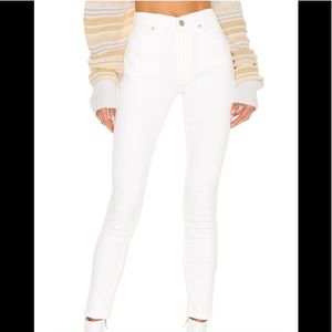HUDSON JEANS NWOT BARBARA HIGH WAIST SUPER SKIINY WHITE JEANS